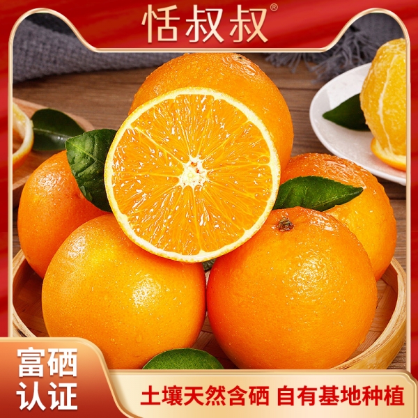 恬叔叔 新鮮贛南臍橙5kg精品果 現(xiàn)摘現(xiàn)發(fā)